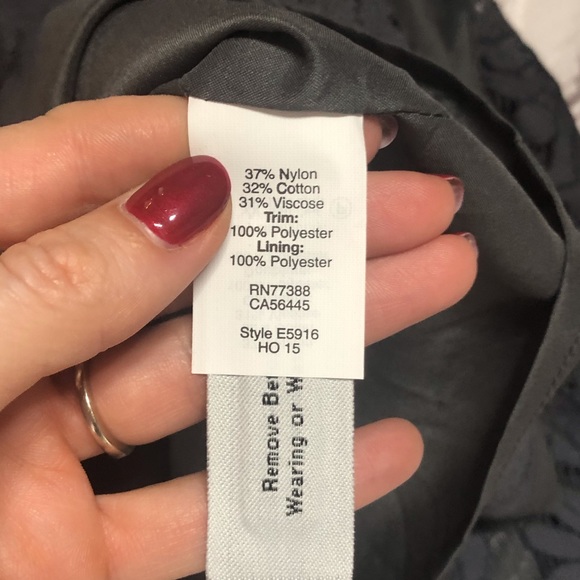 Madewell gray lace dress size 12 - Picture 6 of 7